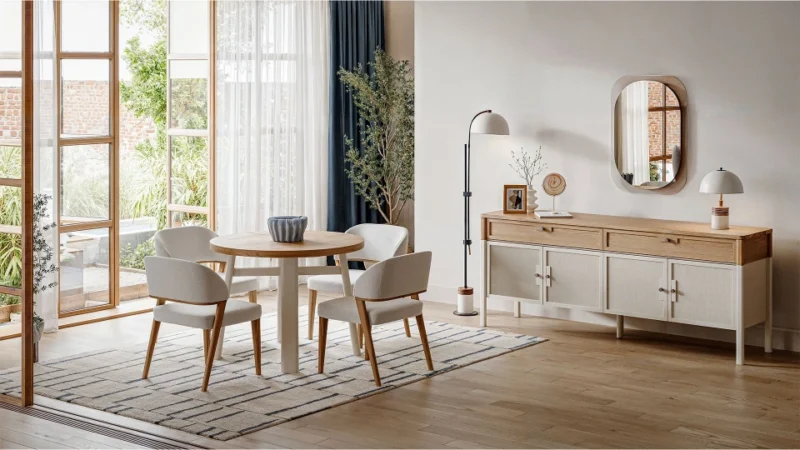linthe table ronde extensible