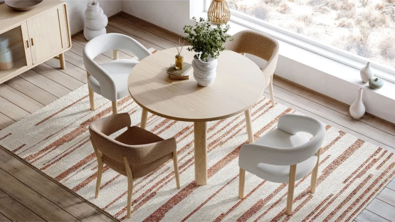 noralis table ronde extensible