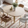 noralis table ronde extensible