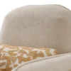 kiera – fauteuil (berjer) tissu polaire tricoté crème