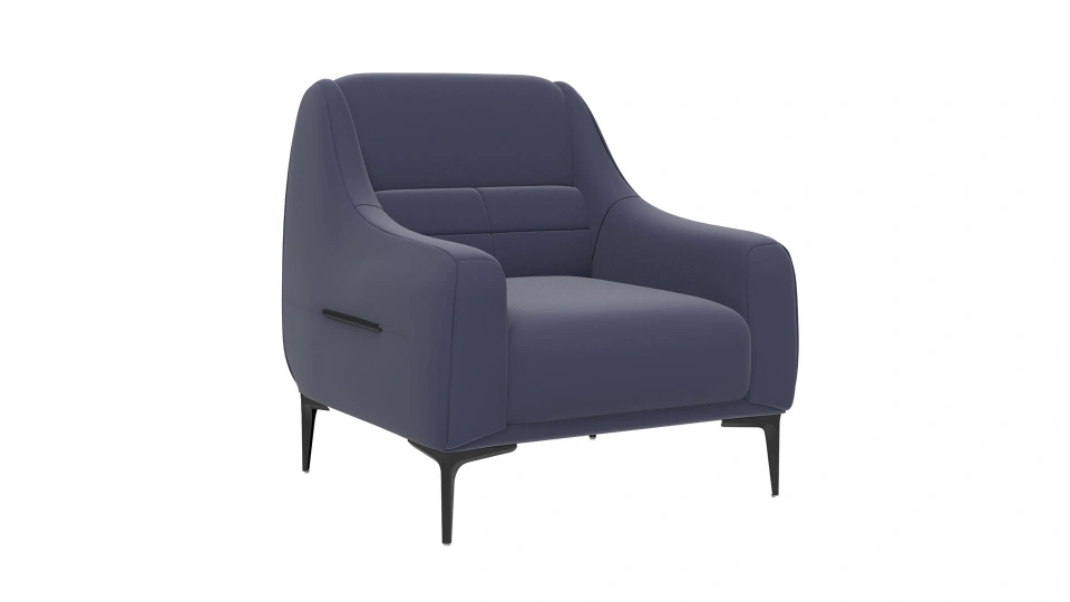 nita – fauteuil (tekli koltuk) velours texturé bleu marine nita – fauteuil (tekli koltuk) velours texturé bleu marine