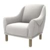 melori – fauteuil (berjer) tissu teddy écru