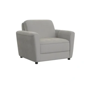 remy – fauteuil (berjer) velours texturé gris clair