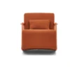 lily – fauteuil (berjer) chenille texturée moutarde