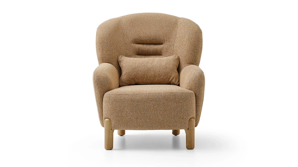 legna – fauteuil (tekli koltuk) tissu tissé moucheté crème legna – fauteuil (tekli koltuk) tissu tissé moucheté crème