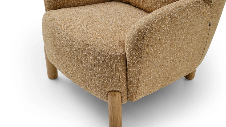 legna – fauteuil (tekli koltuk) tissu tissé moucheté crème legna – fauteuil (tekli koltuk) tissu tissé moucheté crème