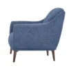 vermont – fauteuil (berjer) chenille texturée bleu