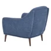 vermont – fauteuil (berjer) chenille texturée bleu