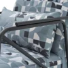 momenti – fauteuil (berjer) tissu satiné pétrole