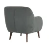 lea – fauteuil (berjer) tissu tricoté anthracite