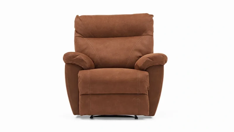 alen – fauteuil (baba koltuk) nubuck texturé orange