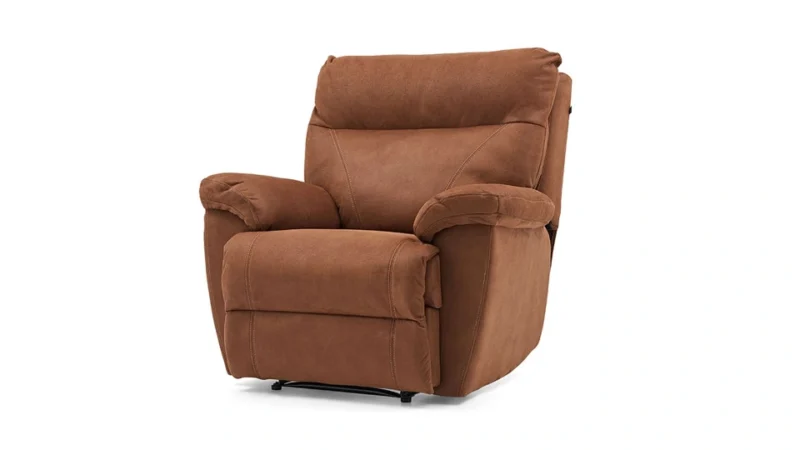 alen – fauteuil (baba koltuk) nubuck texturé orange