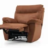 alen – fauteuil (baba koltuk) nubuck texturé orange