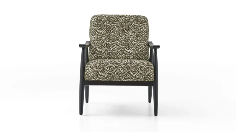solid – fauteuil (berjer) tissu tissé vert