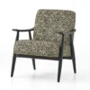 solid – fauteuil (berjer) tissu tissé vert