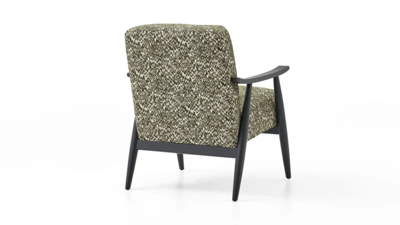 solid – fauteuil (berjer) tissu tissé vert
