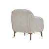 margo – fauteuil (berjer) velours texturé crème