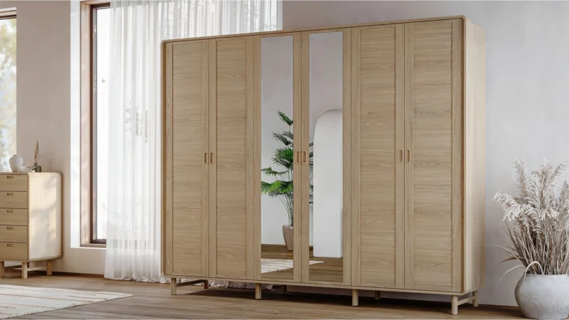 noralis armoire 6 portes