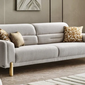 legna – canapé 4 places convertible (krem, polarlı örme)