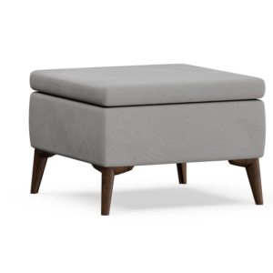 MARGO – Pouf – Gris clair, anthracite, crème, crème, marine, café au lait
