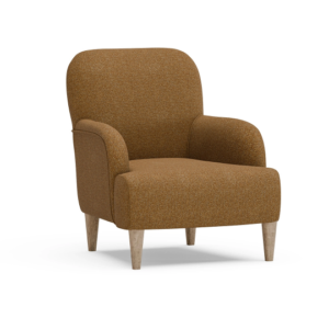 COSTA – Fauteuil – Moutarde, marron, tuile, vison