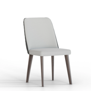 PIERO – Chaise – Cendrier clair - brun, vert clair, gris foncé, crème, champagne, café au lait