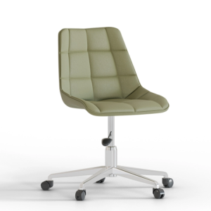 FESTA – Chaise – Crème, crème, café au lait, vert (Cuir texturé) – Réf. 3229