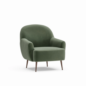 BEND – Fauteuil – Crème, vert