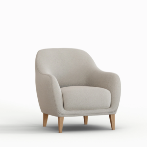TOSCANA – Fauteuil – Moutarde, crème, jaune, vison