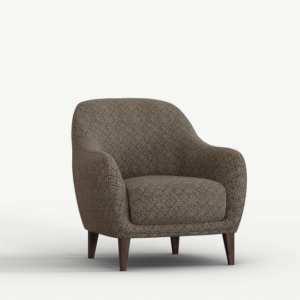 TOSCANA – Fauteuil – Moutarde, crème, jaune, vison