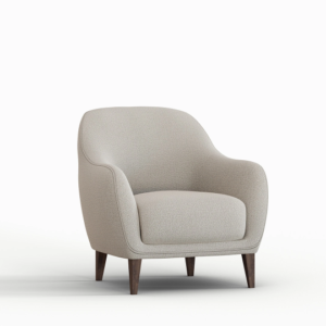 TOSCANA – Fauteuil – Moutarde, crème, jaune, vison
