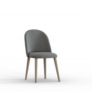 MILENA – Chaise – Gris, crème, bleu, prune, vison