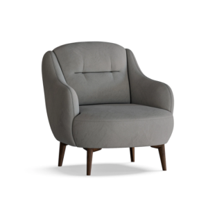 MARGO – Fauteuil – Gris clair, anthracite, crème, crème, marine, café au lait