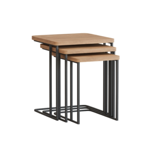 HOLLY – Table d'emboîtement – Chêne