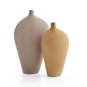 ATHENA – Jeu de 2 vases jaunes