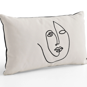 NAKIŞ – Coussin de coussin pour le visage brodé