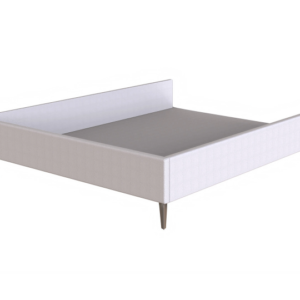 MILENA – Bedstead - 180 cm (sans tête de lit) - Crème