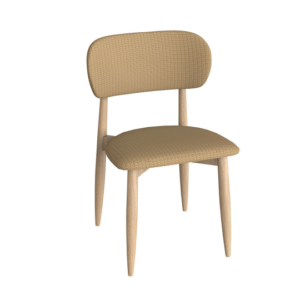 LEGNA – Chaise – Gris, gris, gris, gris, crème, crème, jaune, orange, orange, orange
