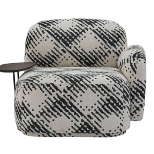 PUNTO PLUS – Fauteuil – Gris, moutarde, crème, noir