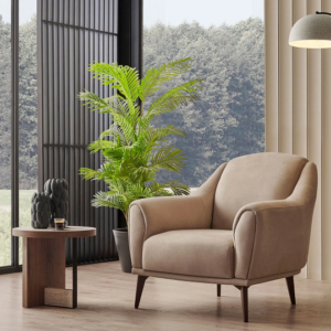 VERMONT – Fauteuil – Gris, gris, crème, crème, bleu, beige