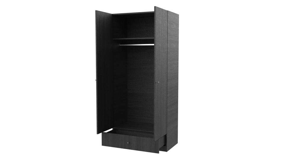 6a6b5fbd51bf1 67815754 sw1920sh1080.png LUTIE – Armoire à 2 portes – Anthracite – vue 3