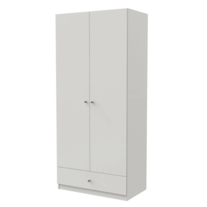 LUTIE – Armoire à 2 portes – Blanc
