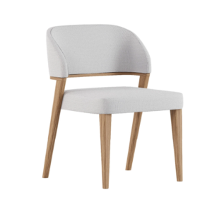 LINTHE – Chaise – Gris, gris
