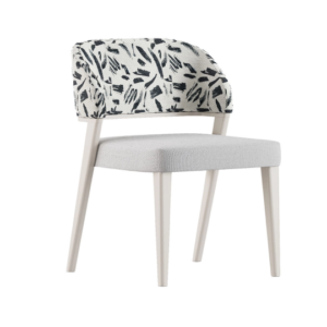 LINTHE – Chaise – Gris, gris