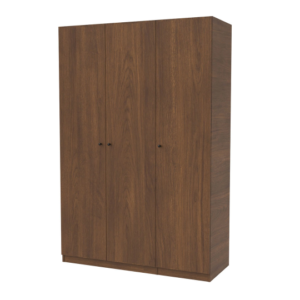 LUTIE – Armoire à 3 portes – Noyer