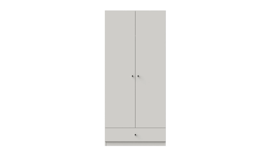 6a6b6052a6a39 92908957 sw1920sh1080.png LUTIE – Armoire à 2 portes – Blanc – vue 2
