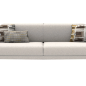 SVEA – Canapé convertible 3 places avec rangement – Crème (Tricoté) – Réf. 7520