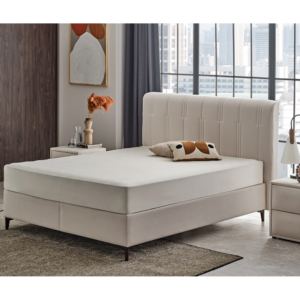Lits coffres & matelas LOVA BREN – Sommier coffre – 140x190 cm