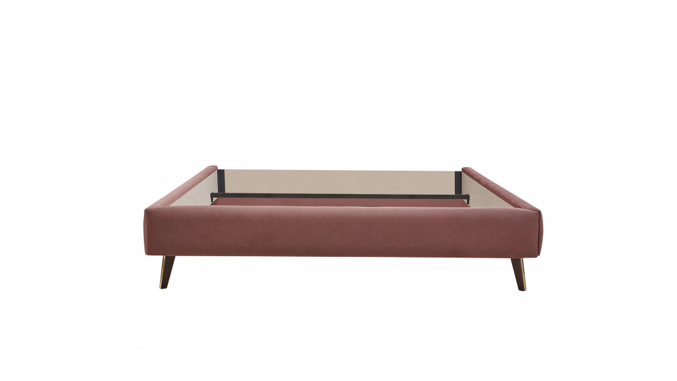 6aa8f418e5381 2914542 sw1600sh1283.png MILENA – Lit - 160 cm - sans tête de lit – Crème, prune