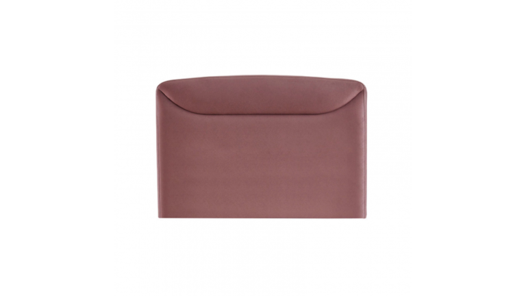 MILENA – Tête de lit – 160 cm – Crème, prune (Nubuck texturé) – Réf. 9215